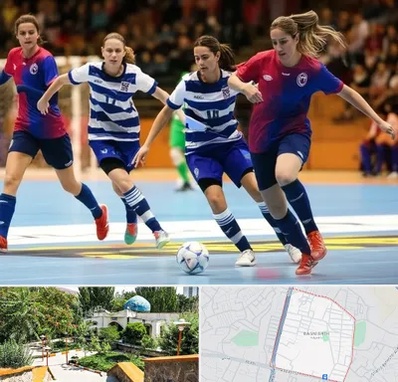 باشگاه فوتسال بانوان در باغمیشه تبریز 