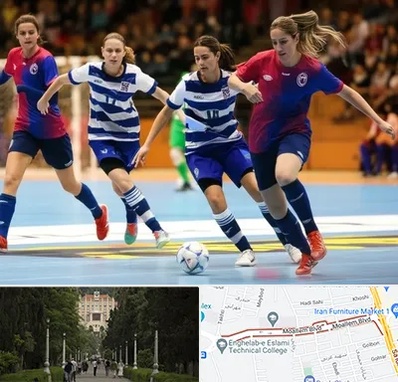 باشگاه فوتسال بانوان در بلوار معلم رشت 