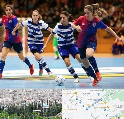 باشگاه فوتسال بانوان در محلاتی شیراز 