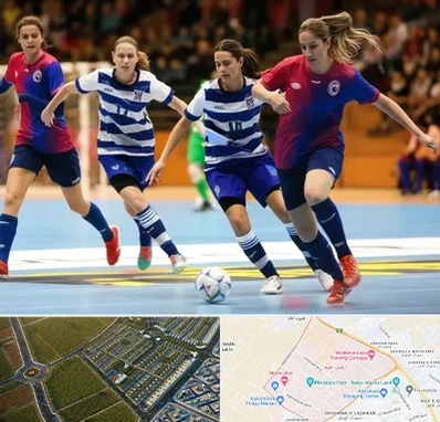 باشگاه فوتسال بانوان در الهیه مشهد 