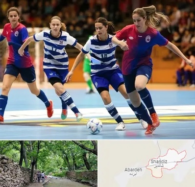 باشگاه فوتسال بانوان در شاندیز مشهد 