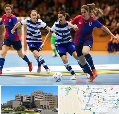 باشگاه فوتسال بانوان در صیاد شیرازی مشهد 