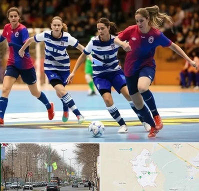 باشگاه فوتسال بانوان در نظرآباد کرج 