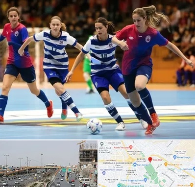 باشگاه فوتسال بانوان در بلوار توس مشهد 