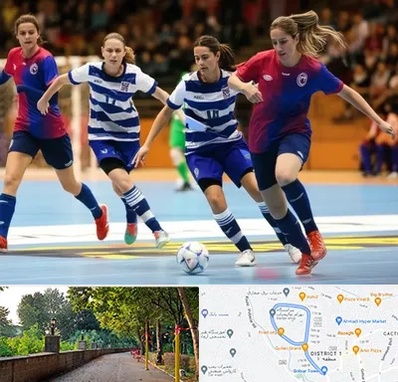 باشگاه فوتسال بانوان در بلوار گیلان رشت 