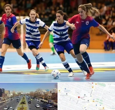 باشگاه فوتسال بانوان در بلوار معلم مشهد 