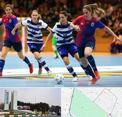 باشگاه فوتسال بانوان در بلوار فلسیطین مشهد 