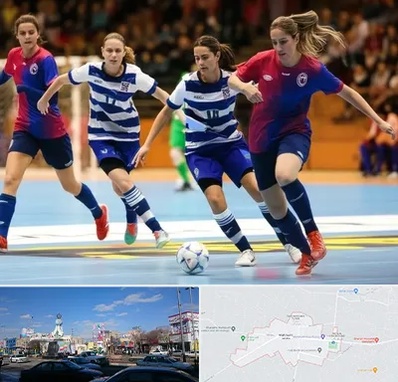 باشگاه فوتسال بانوان در ماهدشت کرج 