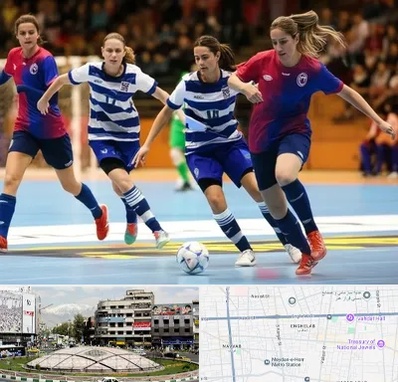 باشگاه فوتسال بانوان در مرکز تهران 