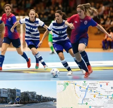 باشگاه فوتسال بانوان در شریعتی مشهد 