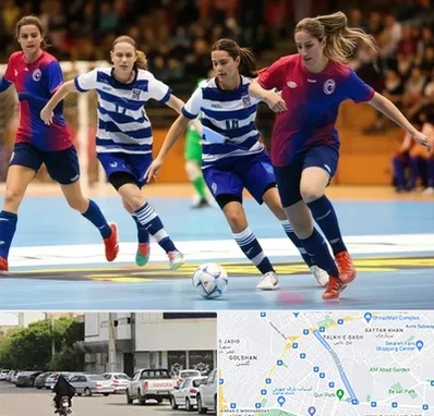 باشگاه فوتسال بانوان در قدوسی شرقی شیراز 