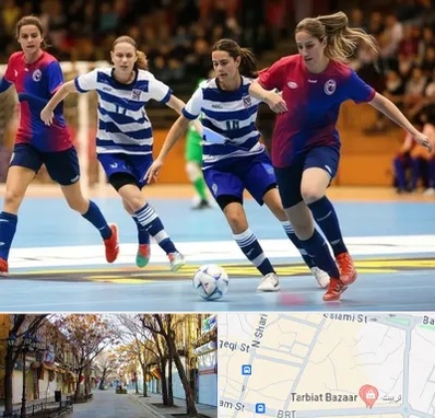 باشگاه فوتسال بانوان در تربیت تبریز 