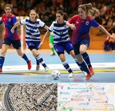 باشگاه فوتسال بانوان در شهرک غرب مشهد 