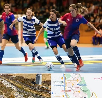 باشگاه فوتسال بانوان در خیابان نیایش شیراز 