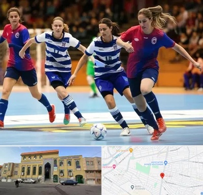 باشگاه فوتسال بانوان در زنبیل آباد قم 