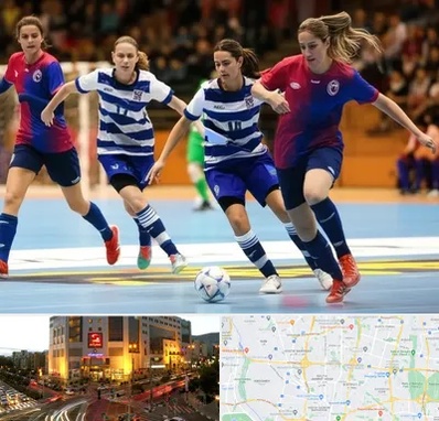 باشگاه فوتسال بانوان در جنت آباد تهران 