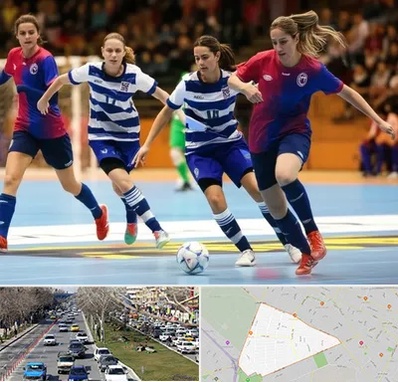 باشگاه فوتسال بانوان در احمدآباد مشهد 