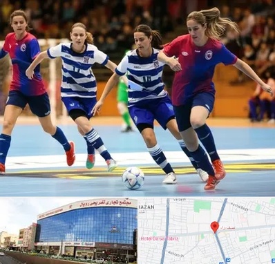 باشگاه فوتسال بانوان در نصف راه تبریز 