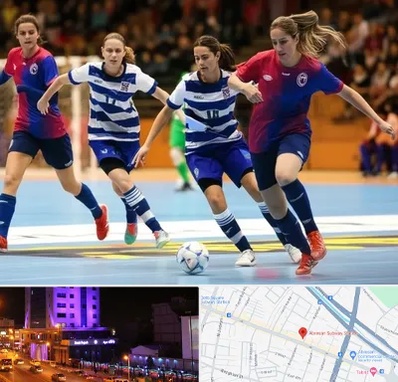 باشگاه فوتسال بانوان در آبرسان تبریز 