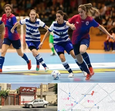 باشگاه فوتسال بانوان در باجک قم 