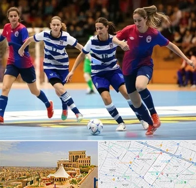 باشگاه فوتسال بانوان در هاشمیه مشهد 