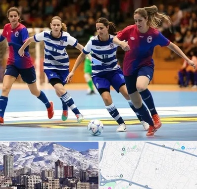 باشگاه فوتسال بانوان در ازگل 