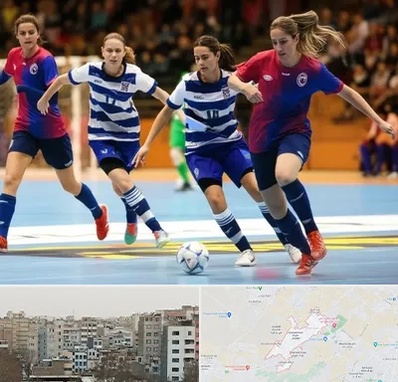 باشگاه فوتسال بانوان در محمد شهر کرج 