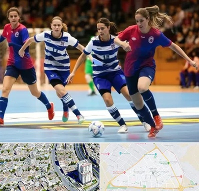 باشگاه فوتسال بانوان در قاسم آباد مشهد 