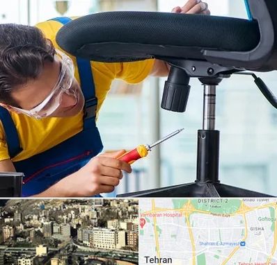 تعمیر صندلی اداری در مرزداران