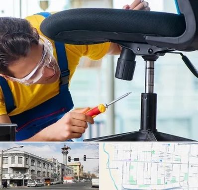 تعمیر صندلی اداری در 17شهریور