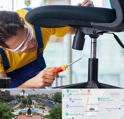 تعمیر صندلی اداری در بهارستان