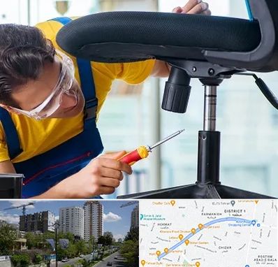 تعمیر صندلی اداری در اندرزگو