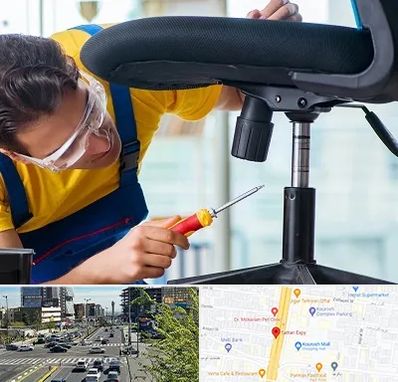 تعمیر صندلی اداری در ستاری