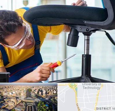 تعمیر صندلی اداری در استاد معین