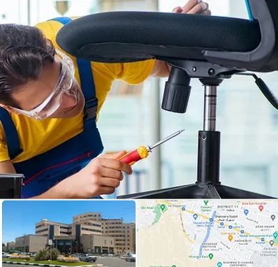 تعمیر صندلی اداری در صیاد شیرازی مشهد