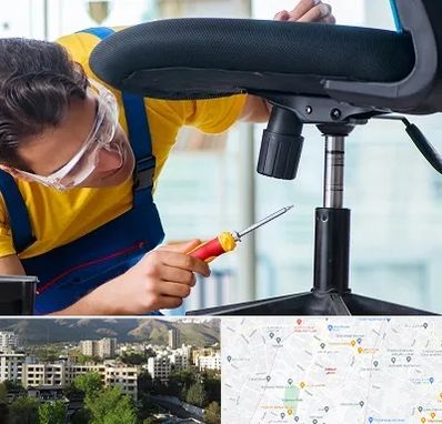 تعمیر صندلی اداری در دیباجی