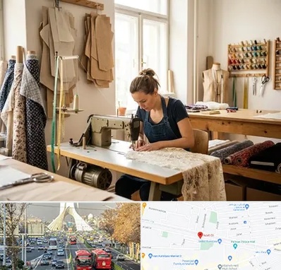 خیاطی در خیابان آزادی 