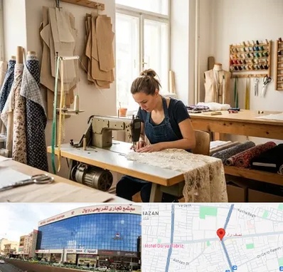 خیاطی در نصف راه تبریز 