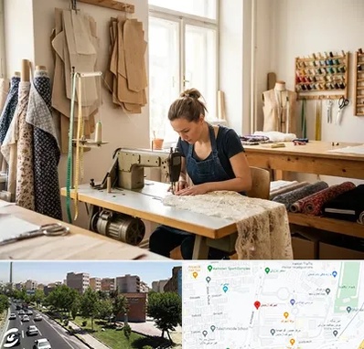 خیاطی در شهرک آزمایش 