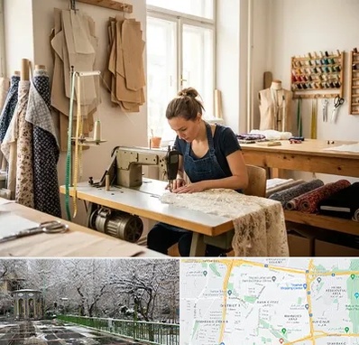 خیاطی در باغ فیض