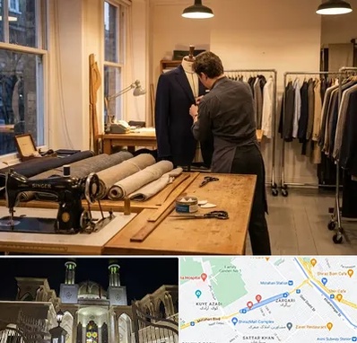 خیاط کت و شلوار در زرگری شیراز 