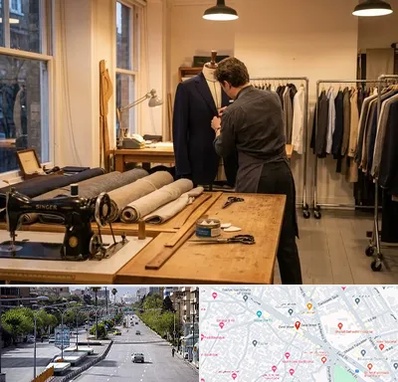 خیاط کت و شلوار در خیابان زند شیراز 