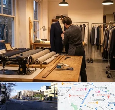 خیاط کت و شلوار در خیابان ملاصدرا شیراز 