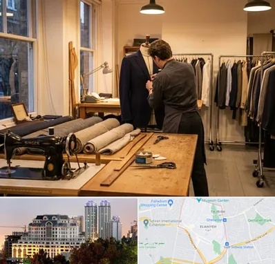 خیاط کت و شلوار در فرشته