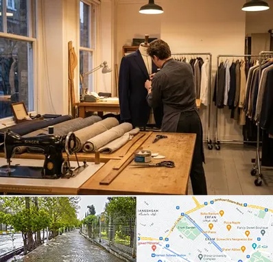 خیاط کت و شلوار در خیابان ارم شیراز 