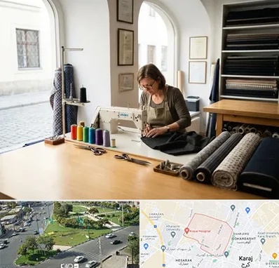 کارگاه خیاطی در شاهین ویلا کرج