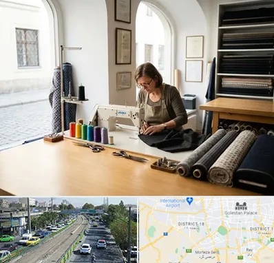 کارگاه خیاطی در جنوب تهران 