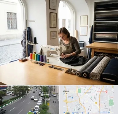 کارگاه خیاطی در ستارخان 