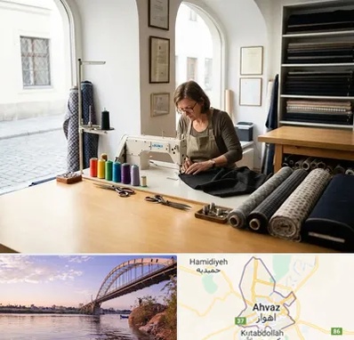 کارگاه خیاطی در اهواز