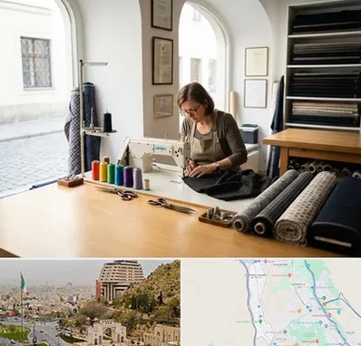 کارگاه خیاطی در فرهنگ شهر شیراز